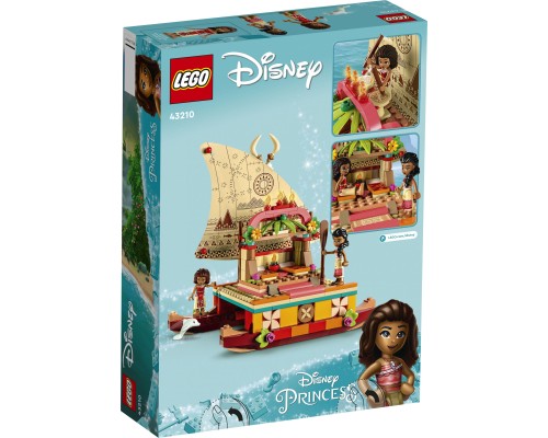 Конструктор LEGO Disney Princess Пошуковий човен Ваяни 321 деталь (43210)