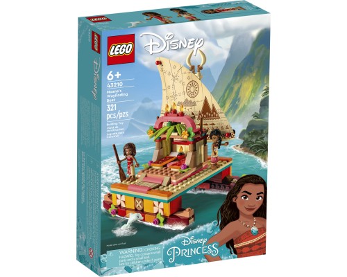 Конструктор LEGO Disney Princess Пошуковий човен Ваяни 321 деталь (43210)
