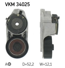 Натягувач ременя з роликом SKF VKM 34025