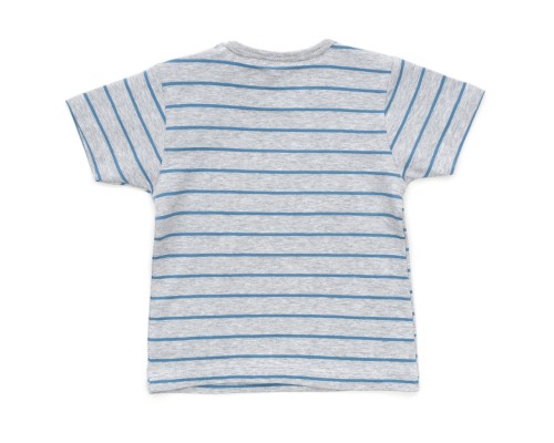 Футболка дитяча Breeze у смужку (791-86-gray)