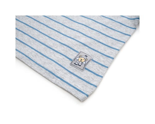 Футболка дитяча Breeze у смужку (791-86-gray)