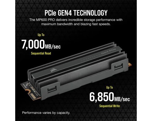 Накопичувач SSD M.2 2280 2TB MP600PRO Corsair (CSSD-F2000GBMP600PRO)