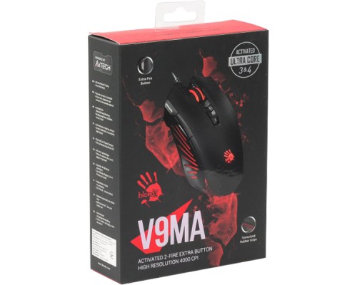 Мишка A4Tech Bloody V9MA Black