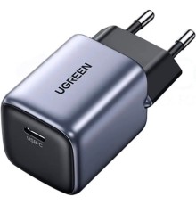 Зарядний пристрій Ugreen 1xUSB 30W Gan Type-C PD Nexode Mini Grey CD319 (90666)