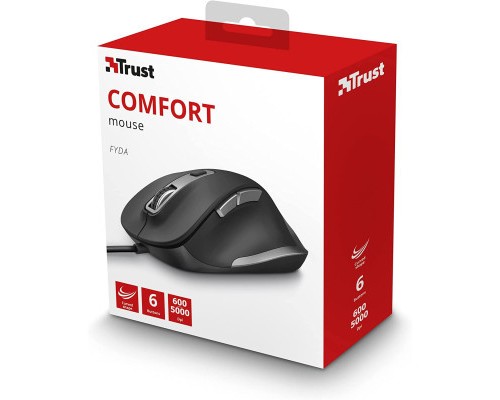 Мишка Trust Fyda Comfortable ECO USB Black-GREY (24728)