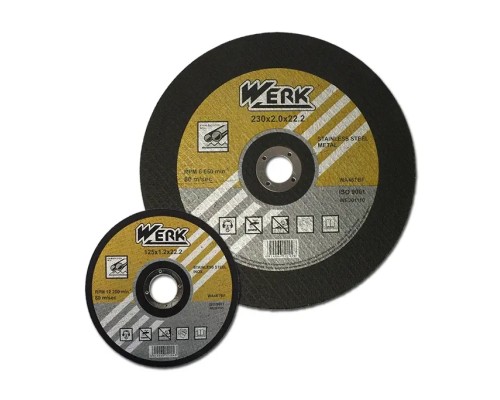 Круг відрізний Werk по металу 180х2,0х22,23мм (34011)