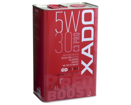 Моторна олива Xado 5W-30 C3 Pro  Red Boost 4 л (XA 26268)