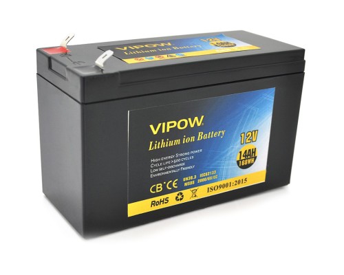 Батарея до ДБЖ Vipow 12V - 14Ah Li-ion (VP-12140LI) 