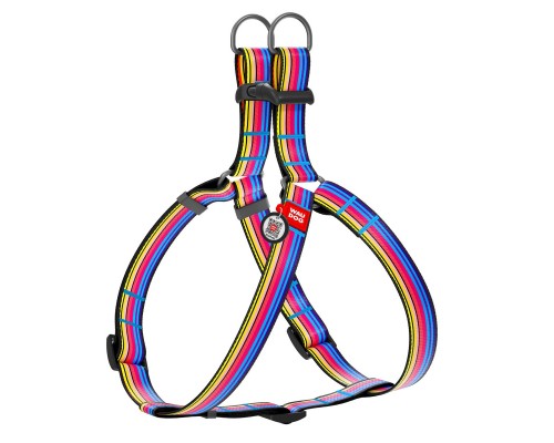 Шлея для собак WAUDOG Nylon з QR паспортом анатомічна 