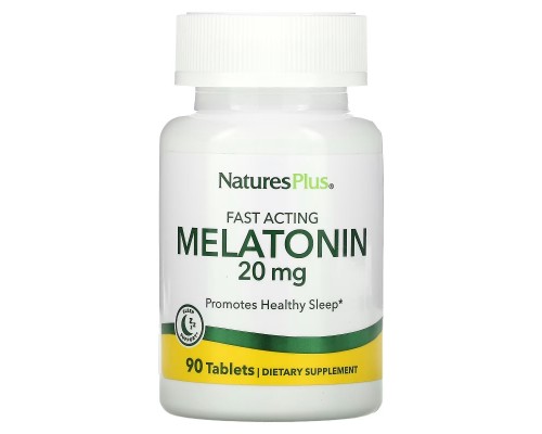 Амінокислота Natures Plus Мелатонін Швидкодіючий, 20 мг, Fast Acting Melatonin, 90 табл. (NAP-47628) Амінокислота Natures Plus Мелатонін Швидкодіючий, 20 мг, Fast Acting Melatonin, 90 табл. (NAP-47628)