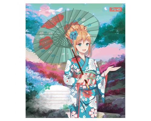 Зошит 1 вересня Sakura girls 12 аркушів лінія (766536)