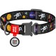 Нашийник для тварин WAUDOG Nylon з QR паспортом NASA металічна пряжка-фастекс L (5121)