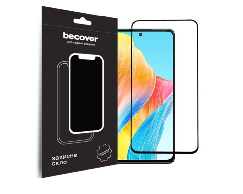 Скло захисне BeCover Oppo A98 5G Black (709772)