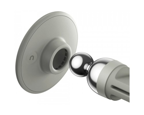 Універсальний автотримач Baseus Magnetic (на решітку) creamy-white (SUCC000102)