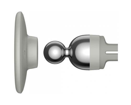 Універсальний автотримач Baseus Magnetic (на решітку) creamy-white (SUCC000102)