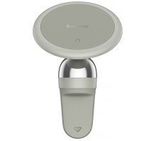 Універсальний автотримач Baseus Magnetic (на решітку) creamy-white (SUCC000102)