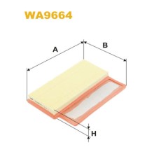 Повітряний фільтр для автомобіля Wixfiltron WA9664
