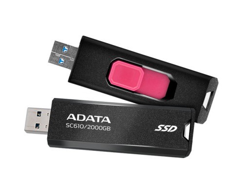 Накопичувач SSD USB 3.2 2TB SD610 ADATA (SC610-2000G-CBK/RD)
