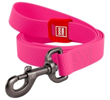 Повідок для собак WAUDOG Waterproof M Ш 20 мм Д 183 см рожевий (27297)