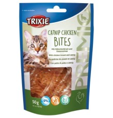 Ласощі для котів Trixie Premio Catnip Chicken Bites з курячим філе та котячою м'ятою 50 г (4011905427423)