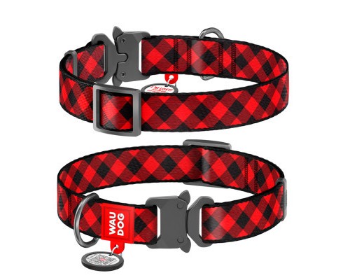 Нашийник для тварин WAUDOG Nylon з QR паспортом 