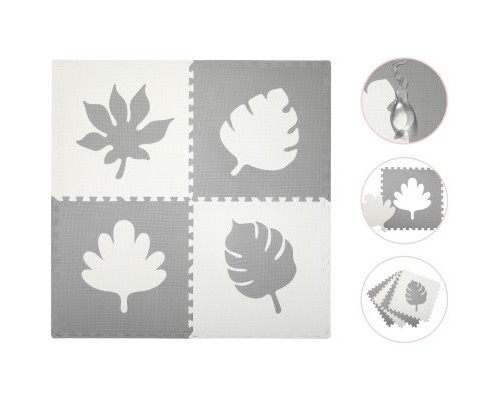 Дитячий килимок MoMi пазл Feli 120 х 120 cм Grey (AKCE00029)