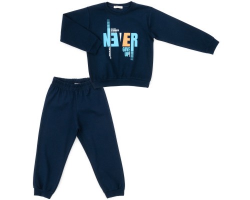 Спортивний костюм дитячий Breeze NEVER GIVE UP (19703-122B-blue)