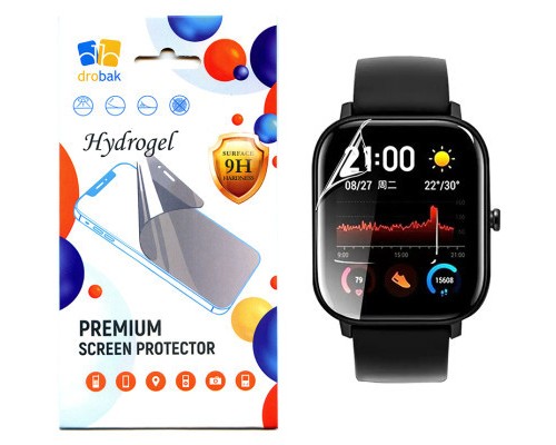 Плівка захисна Drobak Hydrogel Amazfit Bip 3 (2 шт) (323217)
