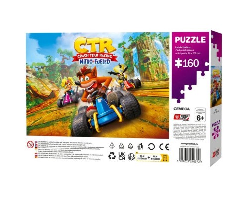 Пазл GoodLoot Crash Team Racing Nitro-Fueled 160 елементів (5908305240372)