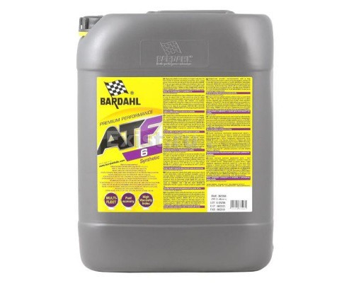 Трансмісійна олива BARDAHL ATF 6 20л (36598)
