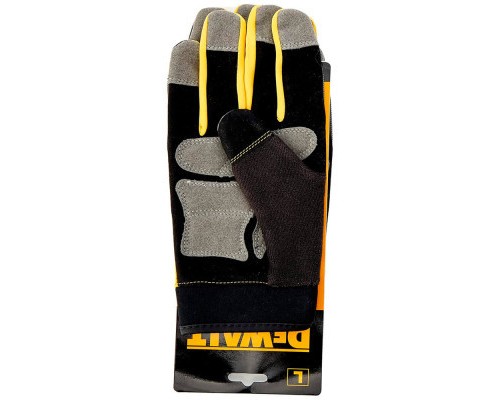 Захисні рукавиці DeWALT розм. L/9, з накладками на долоні та пальцях (DPG215L)