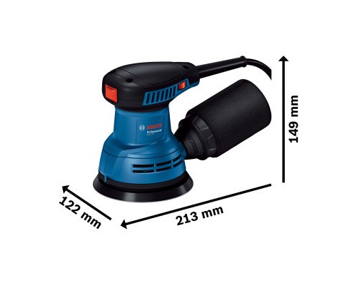Шліфувальна машина Bosch GEX 125-1 AE 250Вт, 125 мм, 7500-12000об/хв (0.601.3A8.020)