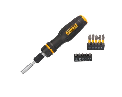 Викрутка DeWALT FULL FIT Telescoping, зі змінними бітами, 10 біт (DWHT68001-0)