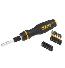 Викрутка DeWALT FULL FIT Telescoping, зі змінними бітами, 10 біт (DWHT68001-0)