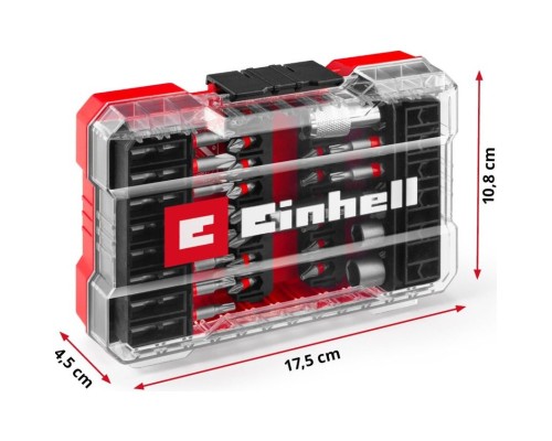 Набір біт Einhell 42шт, HEX, PH, PZ, Torx, 50мм, кейс (118953)