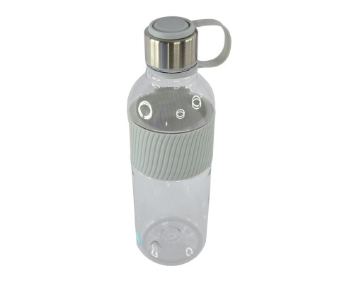 Пляшка для води Line Art Limpid 850 мл сірий (20222LA-07)