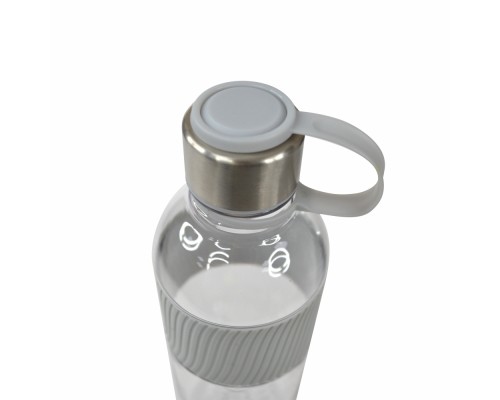 Пляшка для води Line Art Limpid 850 мл сірий (20222LA-07)