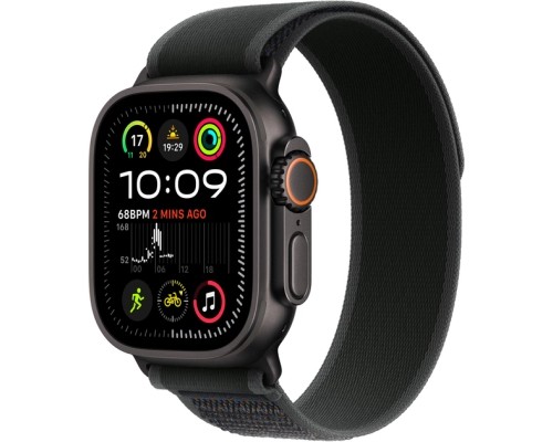 Смарт-годинник Apple Watch Ultra 2 2024 GPS + Cellular 49mm Black Titanium Case with Black Trail Loop - S/M (MX4U3UL/A)