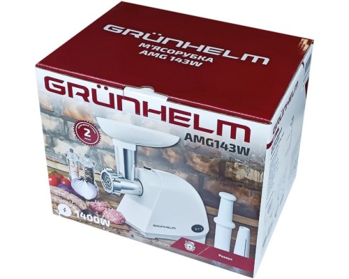 М'ясорубка Grunhelm AMG143W