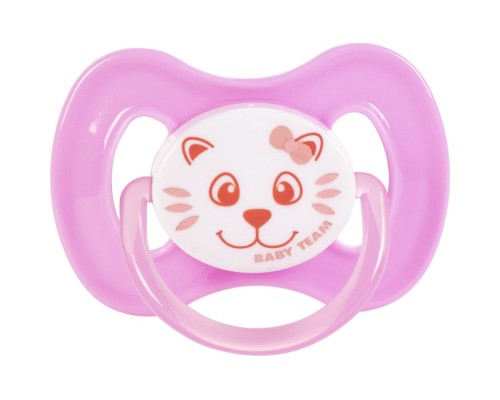 Пустушка Baby Team Силіконова класична від народження (4824428030076)