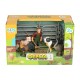 Фігурка Kids Team набір Ферма фермер, півень, гуска, дві собаки (Q9899-X14_1)