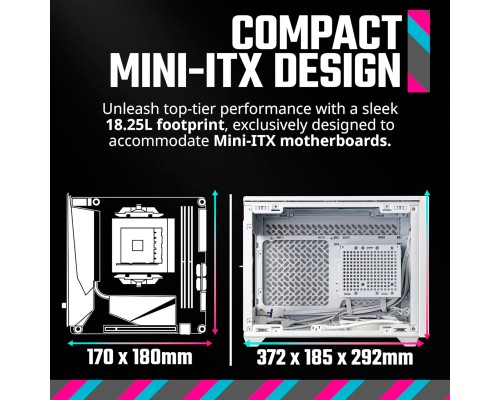 Корпус CoolerMaster NR200PV2-WCNN-S00