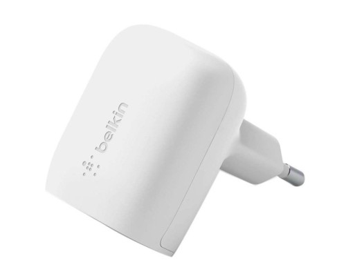 Зарядний пристрій Belkin 20W USB-C PD PPS white (WCA006VFWH)