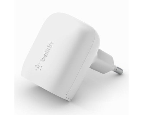 Зарядний пристрій Belkin 20W USB-C PD PPS white (WCA006VFWH)