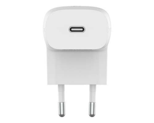 Зарядний пристрій Belkin 20W USB-C PD PPS white (WCA006VFWH)