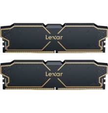 Модуль пам'яті для комп'ютера DDR5 32GB (2x16GB) 6000 MHz Thor Black Lexar (LD5U16G60C38LG-RGD)