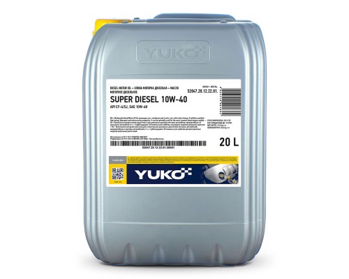 Моторна олива Yuko SUPER DIESEL 10W-40 20л (4823110401682)