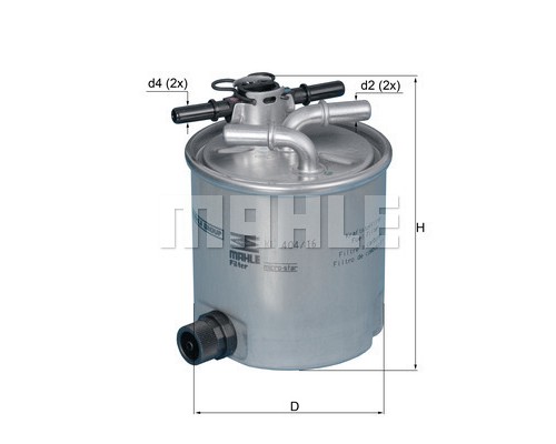 Фільтр паливний Mahle KL404/16