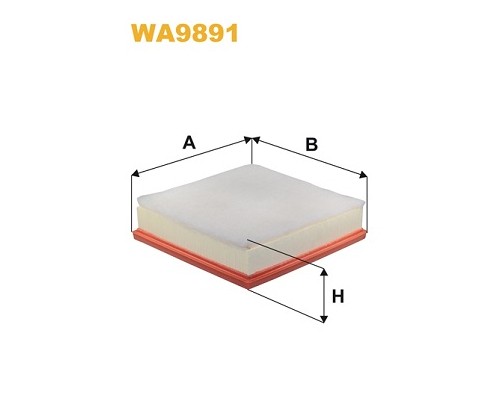 Повітряний фільтр для автомобіля Wixfiltron WA9891