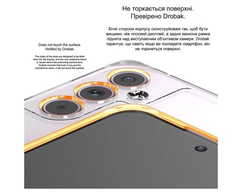 Чохол до мобільного телефона Drobak Acrylic Case with Airbag Samsung Galaxy S24 FE Camera cover (949427)